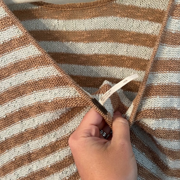 Free People Counting Stripe Swing Tunic Dress - Picture 4 of 4